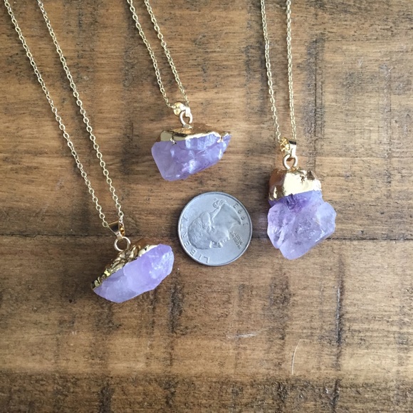 ❗️LAST❗️Raw Amethyst Crystal Necklace - Picture 5 of 5